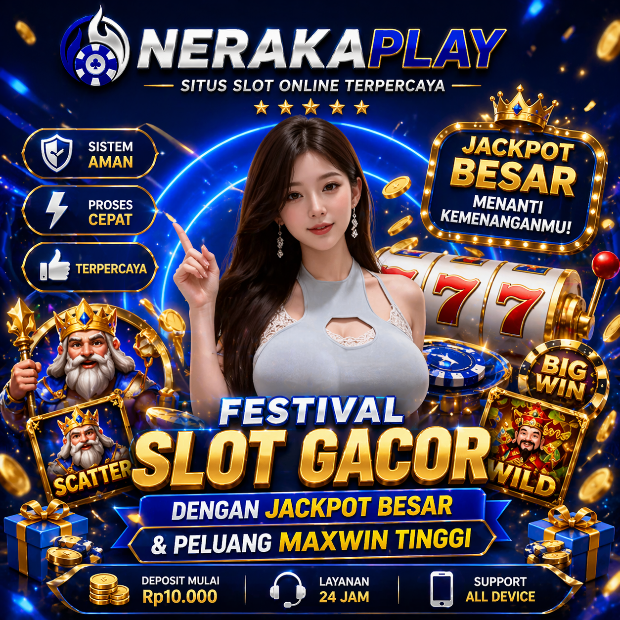 NERAKAPLAY 🀄 Festival Slot Gacor dengan Jackpot Besar & Peluang Maxwin Tinggi